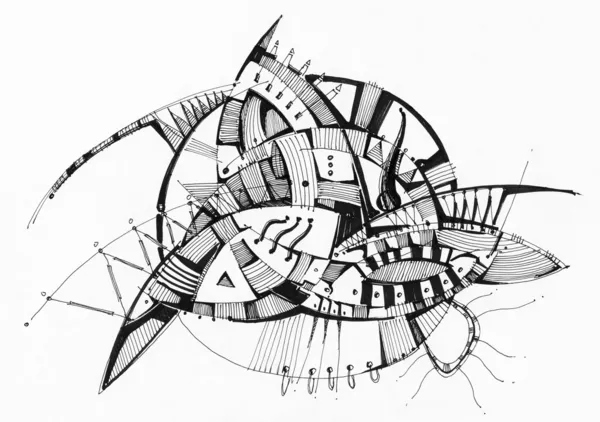 Dibujo geométrico abstracto — Foto stock © artmadiru #8774148