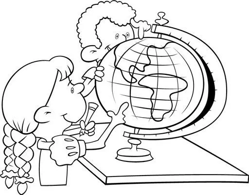 globe - free coloring pages | Coloring Pages