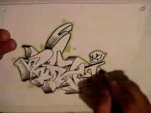 dibujo de graffiti - YouTube