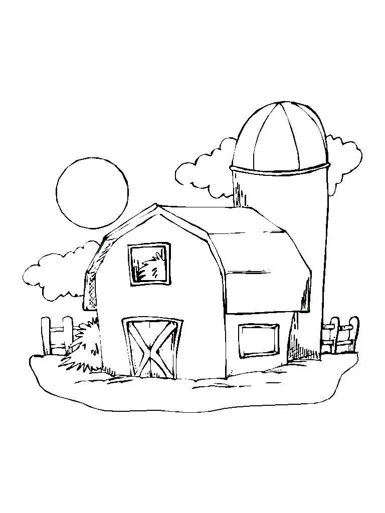 Dibujos de granjas casas para dibujar - Imagui