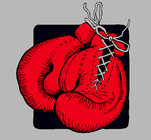 Dibujo de Guantes de boxeo pintado por Katerine en Dibujos.net el ...