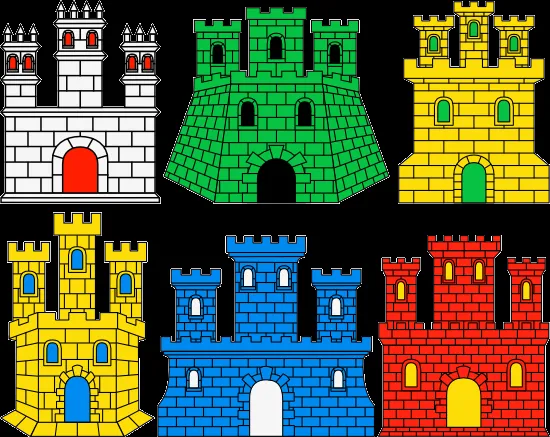 Dibujo HERÁLDICO: El castillo heráldico