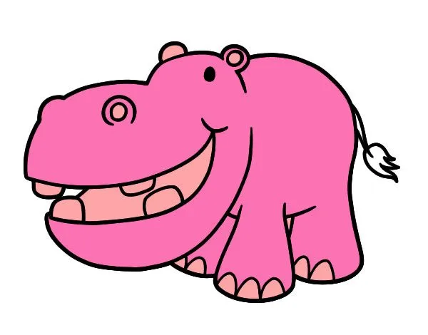 Dibujo de Hipopótamo pequeño pintado por Franciscam en Dibujos.net ...
