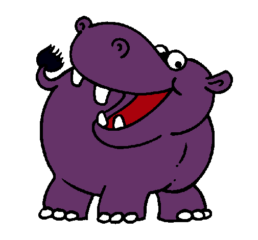 Dibujo de Hipopótamo pintado por Hipopotamo en Dibujos.net el día ...