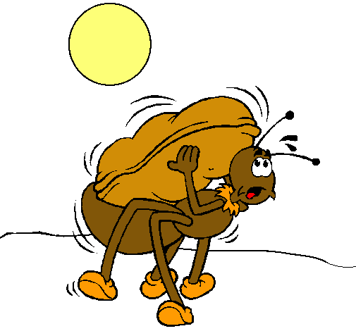 Dibujo de Hormiga y cacahuete pintado por Celic 2 en Dibujos.net ...