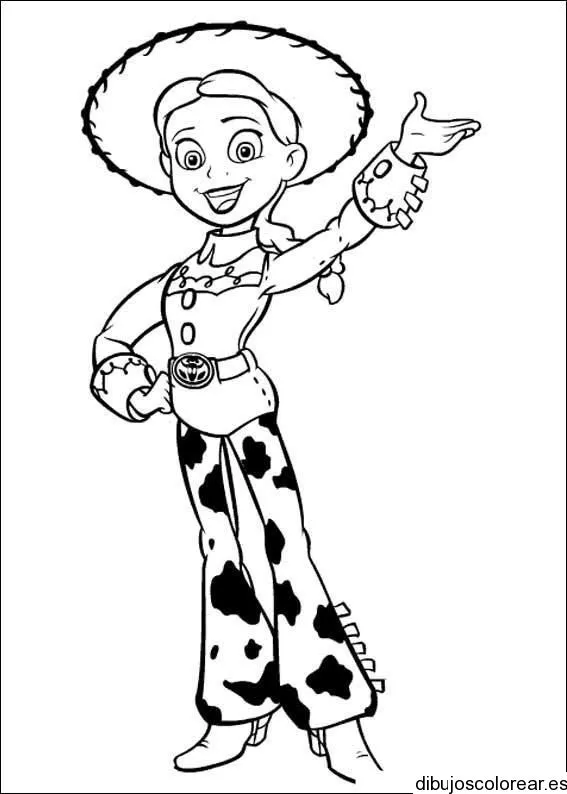 Dibujos para colorear de Woody y Jessie - Imagui