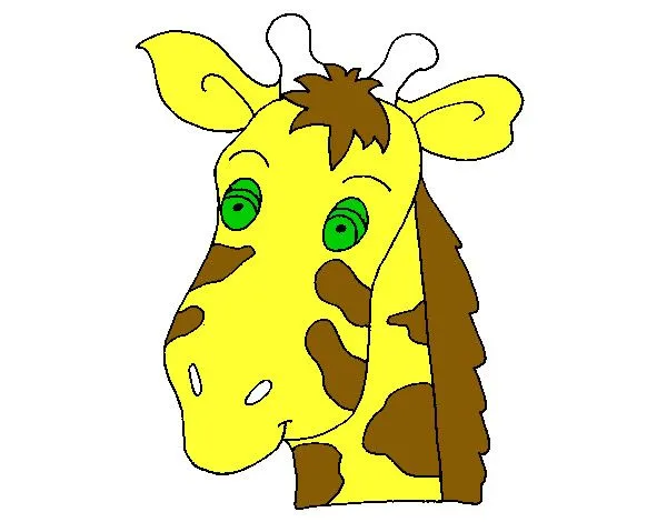 Dibujo de jirafa pintado por Solana1611 en Dibujos.net el día 12 ...