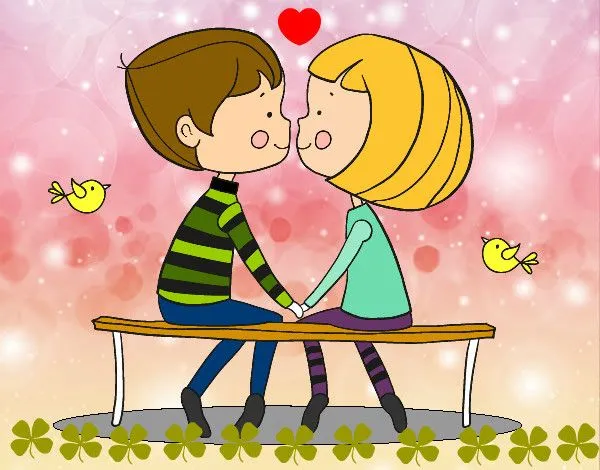 Dibujo de Jóvenes enamorados pintado por Agosswag en Dibujos.net ...