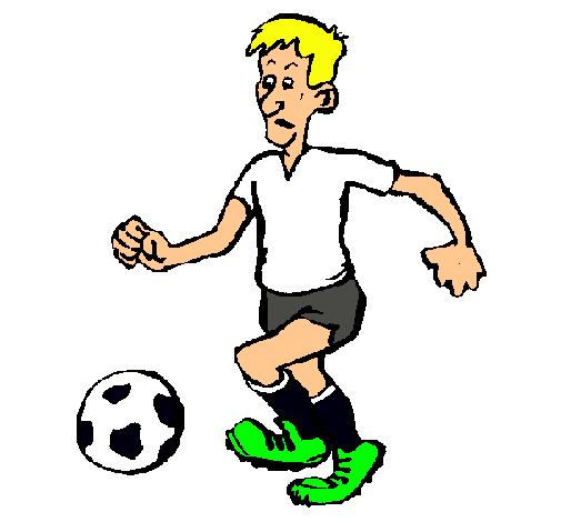 Dibujo de Jugador de fútbol pintado por Colo-colo en Dibujos.net ...