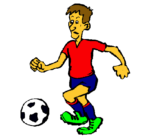 Dibujo de Jugador de fútbol pintado por Futbolista en Dibujos.net ...