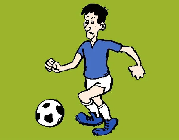 Dibujo de jugador de fútbol pintado por Jfrkffkkf en Dibujos.net ...