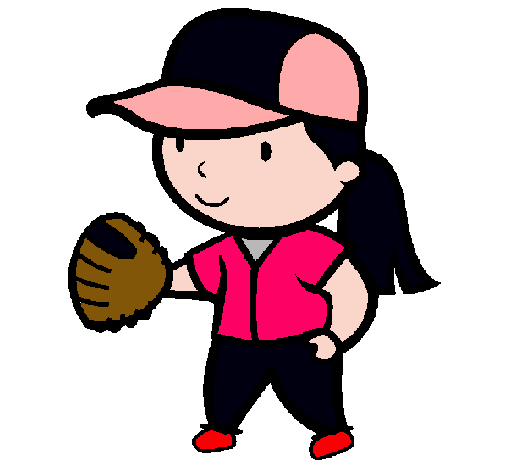 Dibujo de Jugadora de béisbol pintado por Emiily en Dibujos.net el ... Dibujo de Jugadora de béisbol pintado por Emiily en Dibujos.net el ...