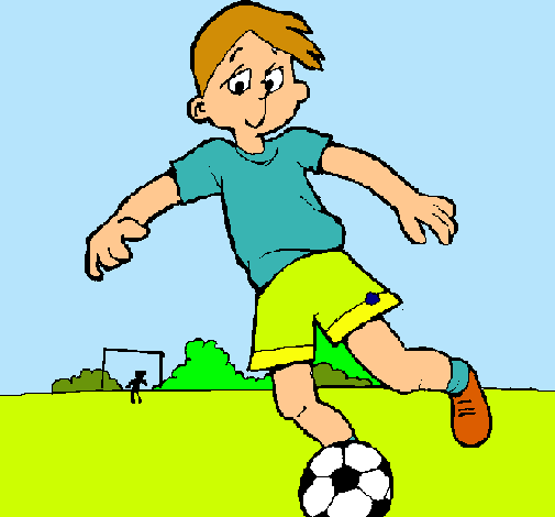 Dibujo de Jugar a fútbol pintado por Hvhvv en Dibujos.net el día ...