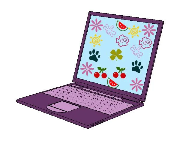 Dibujo de laptop pintado por Andrea8 en Dibujos.net el día 01-09 ...