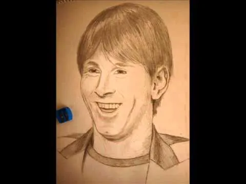 Dibujo de Leon Messi.wmv - YouTube