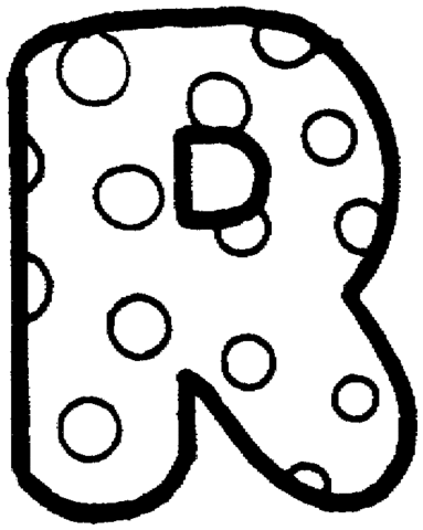 Dibujo de La Letra R para colorear | Dibujos para colorear ... Dibujo de La Letra R para colorear | Dibujos para colorear ...