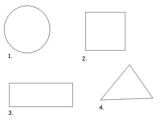 Dibujo con cuadrado rectangulo triangulo circulo - Imagui