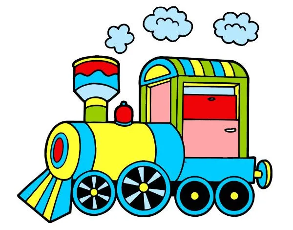 Dibujo de Locomotora de vapor pintado por Bugi en Dibujos.net el ...