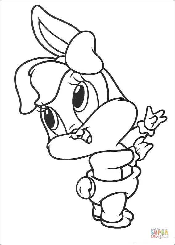 Dibujo de Lola Bunny para colorear | Dibujos para colorear ...