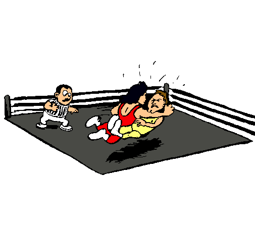 Dibujo de Lucha en el ring pintado por Mauriciomm en Dibujos.net ...
