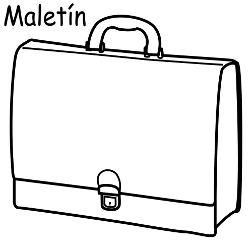 Ilustraciones para colorear de maleta - Imagui