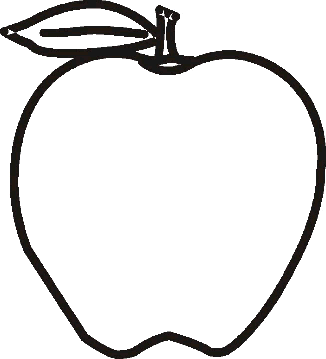 Dibujo de Manzana para colorear