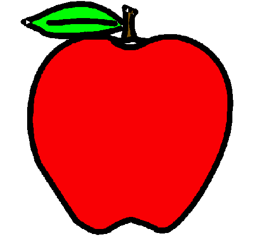 Dibujo de manzana pintado por 201020 en Dibujos.net el día 15-11 ...