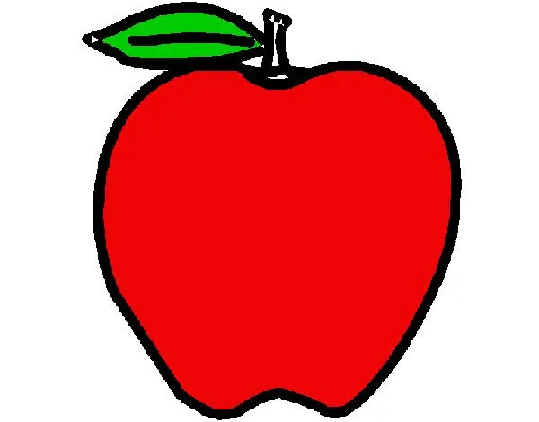 Dibujo de manzana pintado por Susely en Dibujos.net el día 21-03 ...