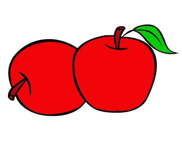 Dibujo de Dos manzanas pintado por Tongi02 en Dibujos.net el día ...