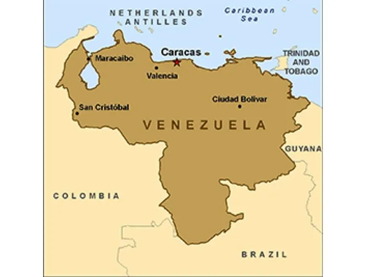 Mapa de venezuela con sus limite - Imagui