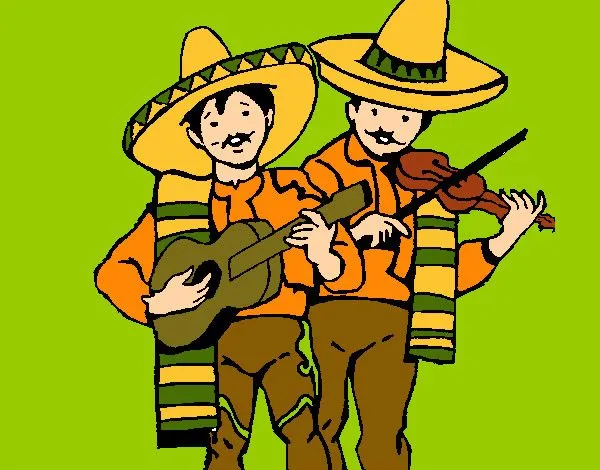 Dibujo de mariachis mexicanos pintado por Andrex en Dibujos.net el ...