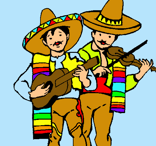 Dibujo de Mariachis pintado por Mexicanos en Dibujos.net el día 20 ...