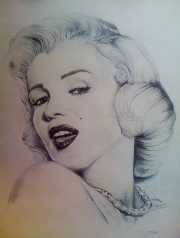Marilyn monroe dibujo facil - Imagui