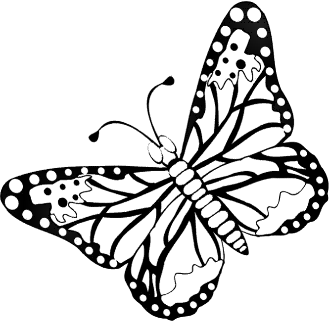 Dibujos de mariposas. Dibujos infantiles de mariposas para colorear