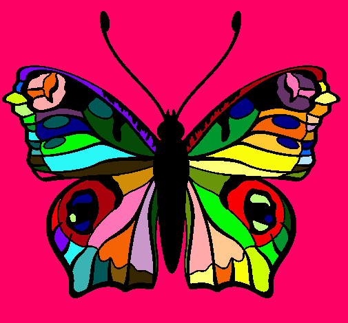 Dibujo de Mariposa pintado por Colores en Dibujos.net el día 08-10 ... Dibujo de Mariposa pintado por Colores en Dibujos.net el día 08-10 ...
