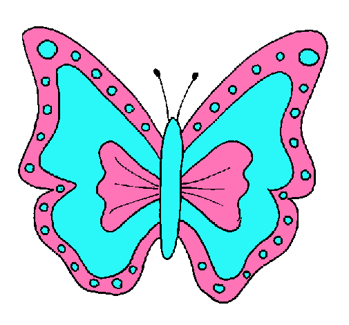 Dibujo de Mariposa pintado por Damaris en Dibujos.net el día 23-10 ...