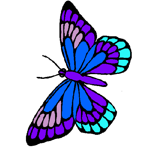 Dibujo de Mariposa pintado por Mariposa en Dibujos.net el día 19 ...