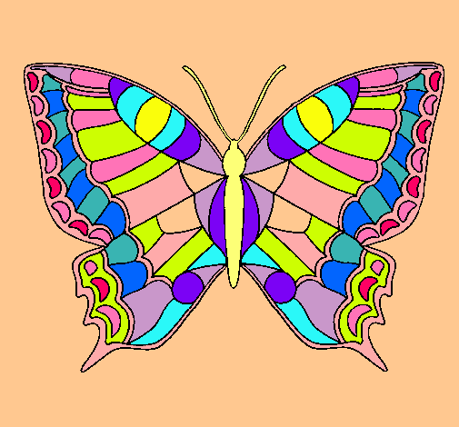 Dibujo de Mariposa pintado por Mariposas en Dibujos.net el día 22 ...
