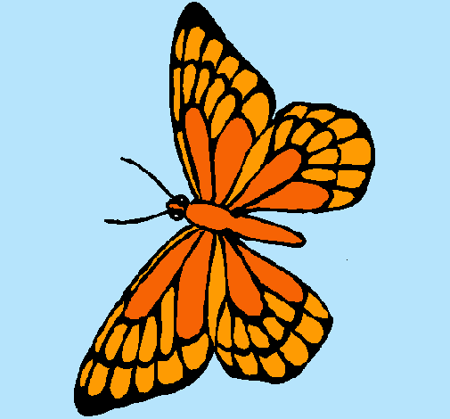 Dibujo de Mariposa pintado por Monarca en Dibujos.net el día 26-04 ...