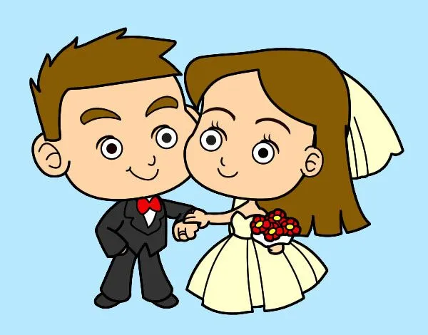Dibujo de matrimonio civil - Imagui