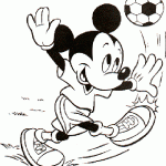 Dibujo de Mickey jugando al Futbol | Dibujos de Mickey para Pintar ... Dibujo de Mickey jugando al Futbol | Dibujos de Mickey para Pintar ...
