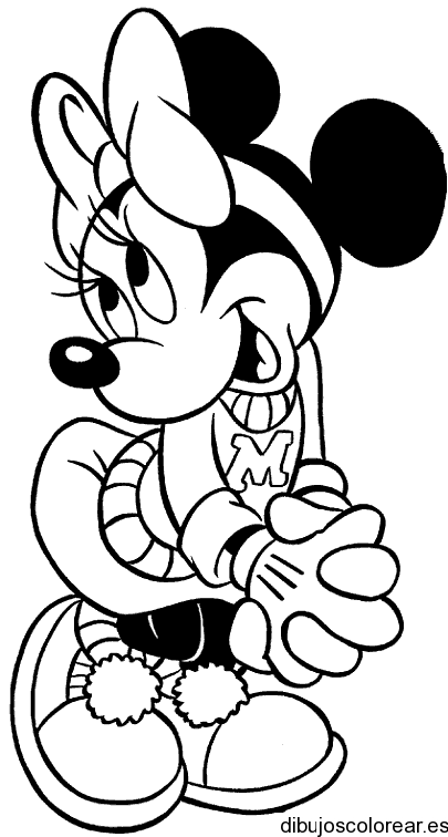 Dibujo de Minnie Mouse | Dibujos para Colorear