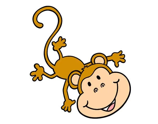 Dibujo de mono feliz pintado por Jamol en Dibujos.net el día 03-03 ...