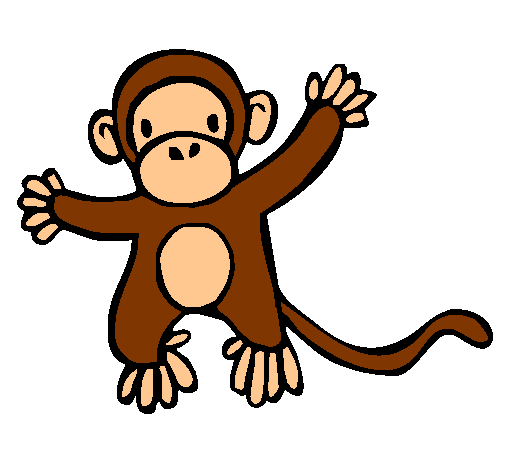 Dibujo de Mono pintado por Camila chango en Dibujos.net el día 03 ...