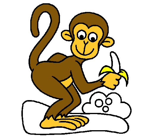 Dibujo de Mono pintado por Maru en Dibujos.net el día 13-12-10 a ...