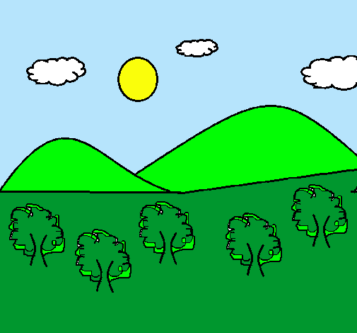 Dibujo de Montañas 4 pintado por Ianna en Dibujos.net el día 21-11 ...