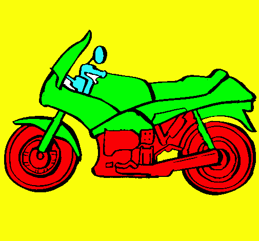 Dibujo de Motocicleta pintado por Mo-to en Dibujos.net el día 18 ...