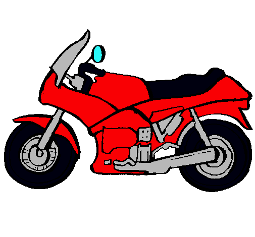 Dibujo de Motocicleta pintado por Vicent en Dibujos.net el día 05 ...