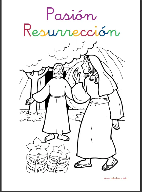 La resurreccion de Jesus dibujos para colorear - Imagui