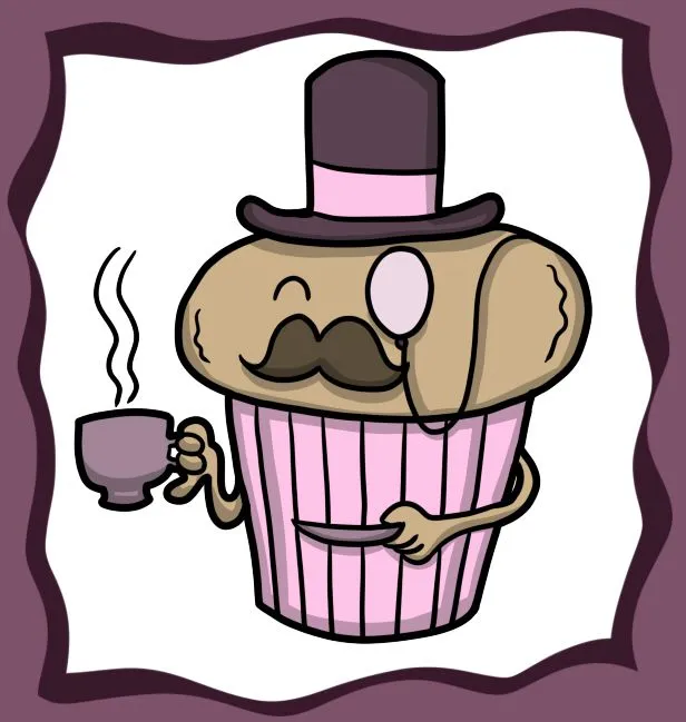 Dibujo de muffins - Imagui